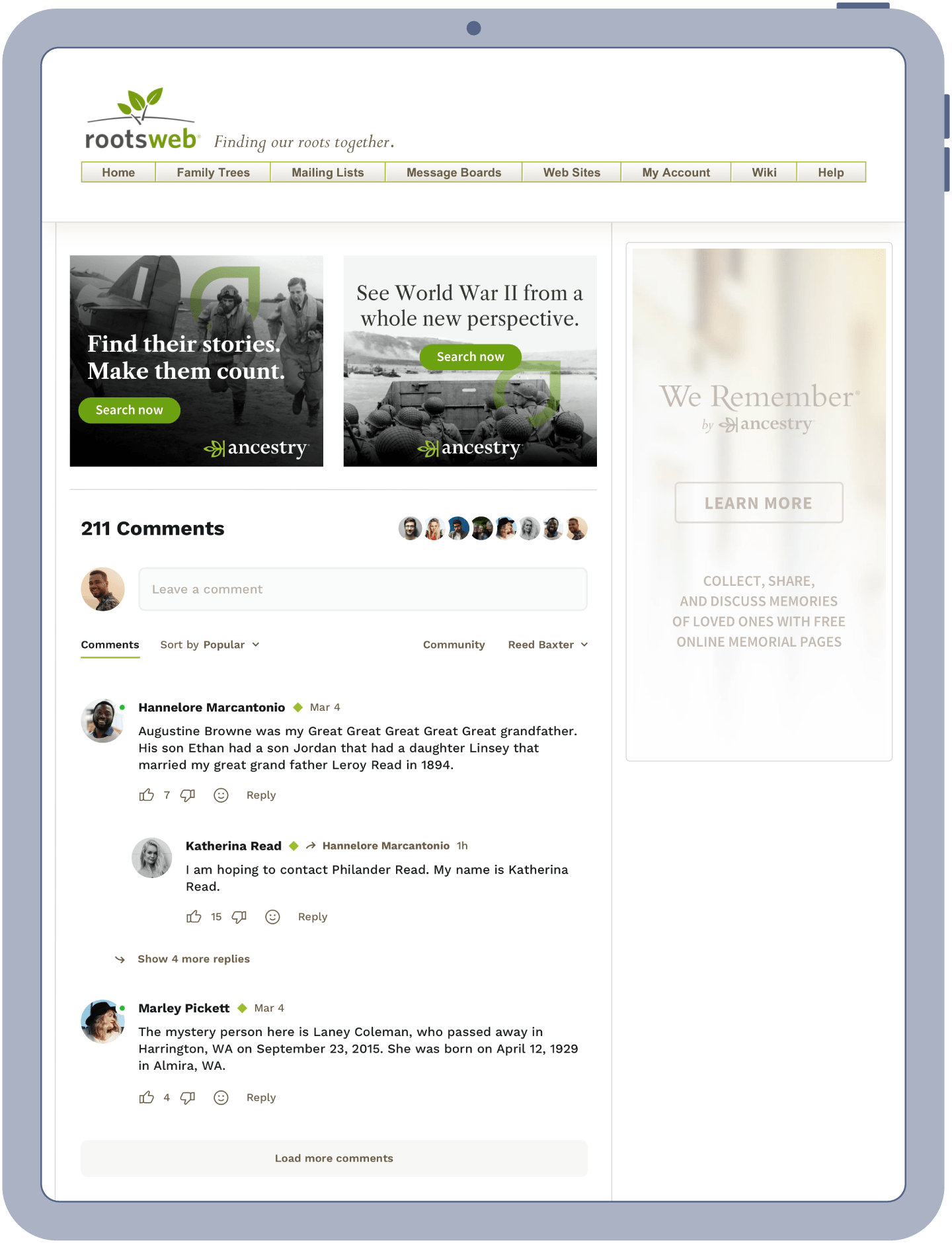 Ancestry increased engagement and revenue by over 80% by switching to Insticator Commenting